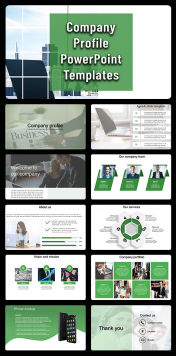 Corporate Company Profile PPT and Google Slides Template 