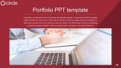 Our Predesigned Portfolio PPT Template Slide Designs