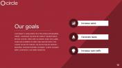 Attractive Goals Presentation Template Slide Designs