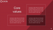 Stunning Core Values PPT Templates Presentation Design
