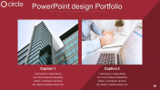 Best PowerPoint Design Portfolio Slide Template Presentation