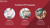 Best Technology Portfolio PPT Template For Slides