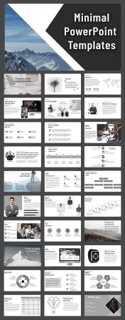 Minimalist Design PowerPoint PPT template presentation