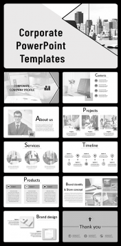 Premium Corporate PowerPoint Template For Presentation