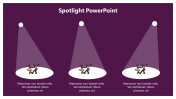 Mind Blowing Spotlight PowerPoint Template And Google Slides