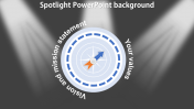 Creative Spotlight PowerPoint Background Slide Template