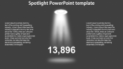 Editable Spotlight PowerPoint Template Presentation