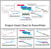 Project Gantt chart PowerPoint And Google Slides Templates