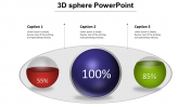 Customized 3D Sphere PowerPoint PPT Slide Templates