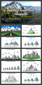Mountain PowerPoint Template for Google Slides Presentation