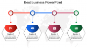 Best Business PowerPoint Presentation-Hexagonal Model
