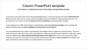 Full Column PowerPoint Template PPT Presentation