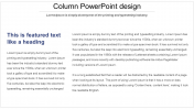 Awesome Column PowerPoint Design Presentation Template