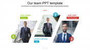 Affordable Our Team PPT Template-Parallelogram Model