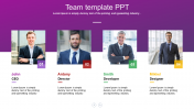 Attractive Team Template PPT Presentations Designs