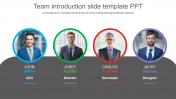 Team Introduction PowerPoint Template & Google Slides