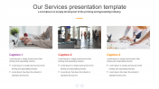 Attractive Our Services Presentation Template Designs