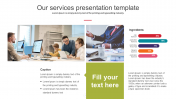 Stunning Our Services Presentation Template Designs
