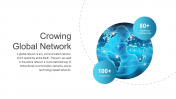 Editable Global Network PowerPoint Template Design