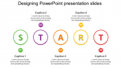 Five Node Designing PowerPoint Presentation Slides Template