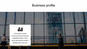 Business Profile PPT Template - Portfolio Model