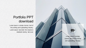 Company Profile Portfolio PPT Download Slide Templates