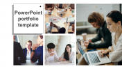 Affordable PowerPoint Portfolio Template Presentation