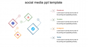 Multicolor Social Media PPT Template Presentations