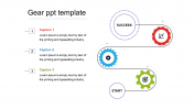 Gear PPT Template Presentation For PowerPoint Slide