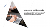 Get involved in the Welcome PPT Template For Company Design