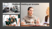 Business Meeting PPT Template - Portfolio Model Presentation
