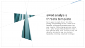 SWOT Analysis Threats Template for Company