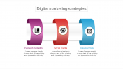 Multicolor Digital Marketing Strategies Template Design