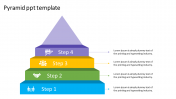 Simple pyramid PPT template