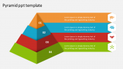 Attractive pyramid PPT template