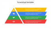 pyramid PPT template slide