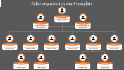 Sales Organization Chart PPT Template and Google Slides