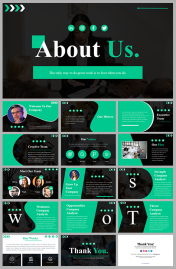 About Us PowerPoint Presentation And Google Slides Templates