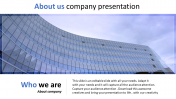 Stunning About Us Company Presentation Templates