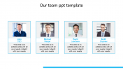our team ppt template model
