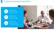 Creative Portfolio Presentation PowerPoint Model Slide