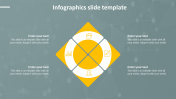 Our Predesigned Infographics Slide Template Diamond Design