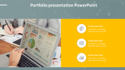 Portfolio Presentation PowerPoint Template For Slide