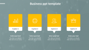 Business PPT Template Design PowerPoint Presentation