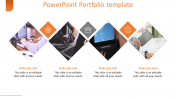 PowerPoint Portfolio Template Diamond Design Presentation
