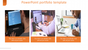 Stunning PowerPoint Portfolio Template Presentation