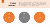 Mission Vision PPT Template For Business-Multi color