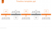 Simple Timeline Template PPT PowerPoint For Presentation