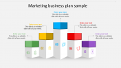 Marketing Business Plan Sample Vertical Model-Multicolor