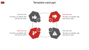 Affordable Template SWOT PPT Presentation-Circular Model